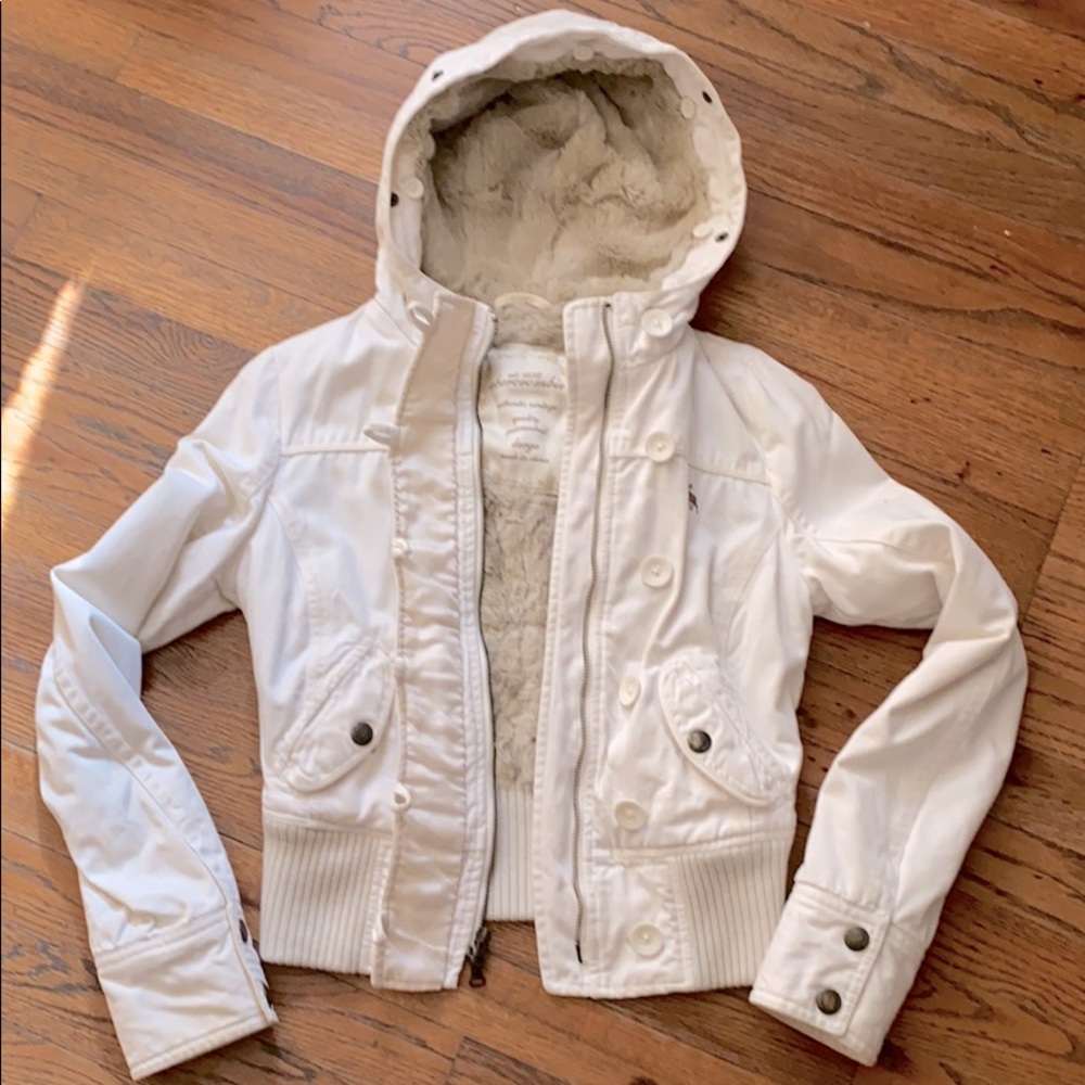 Faux fur jacket from Abercrombie